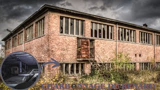 Charbonnage du Renard urban exploration video in Belgium: Verlaten garage - vol met Oldtimers