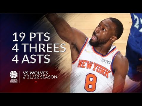 Kemba Walker 19 pts 4 threes 4 asts vs Wolves 21/22 season