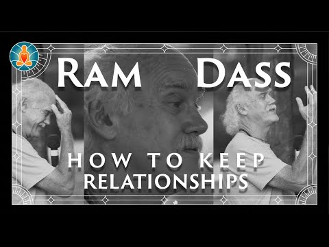Ram Dass - How To Keep a Relationship - Switzerland | 90s | [Black Screen / No Music / Full Lecture]