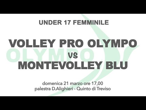 UNDER 17  VOLLEY PRO OLYMPO - MONTEVOLLEY BLU