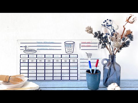 Brother Blog – ScanNCut Acryl-Wochenplaner