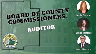 3/12/2026 Board of County Commissioners: Auditor