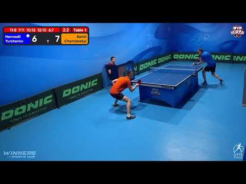16:30 Hennadii Yurchenko 2 - 3  Serhii Cherniavskyi West 3 WIN CUP 14.11.2022 | TABLE TENNIS WINCUP