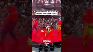 Chris Brown Performing &quot;Take You Down&quot; At Hampden Park Stadium, Glasgow, Scotland #chrisbrown