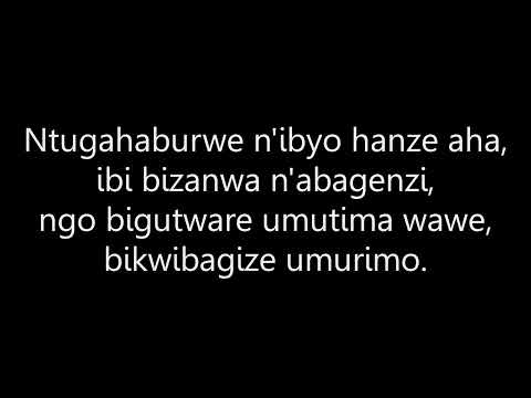 Umurunga w'iminsi by Alexis Kagame Aho wenda kibondo Karahanyuze lyrics by Achille