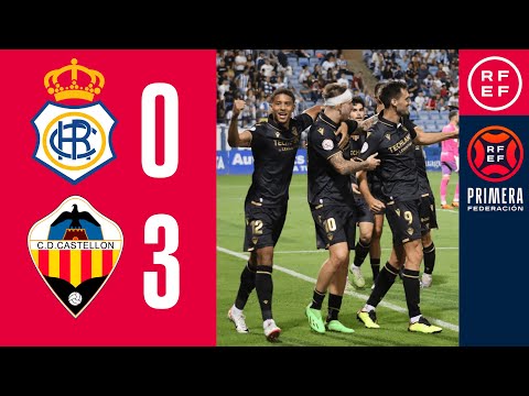 Resumen #PrimeraFederación | RC Recreativo de Huelva 0-3 CD Castellón | Jornada 5, Grupo 2