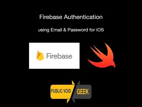 iOS Swift 4.2 Firebase Authentication using Email and Password