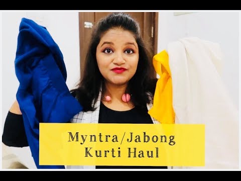 Myntra & Jabong Ethnic Kurti Haul || My Bad Experience || Try-on Haul || Honest Review Video