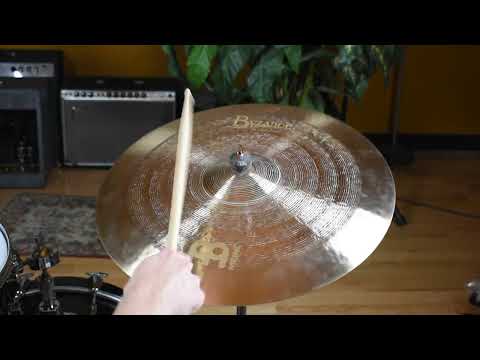 20" Meinl Byzance Jazz Tradition Ride Cymbal 1898g *Video* image 6