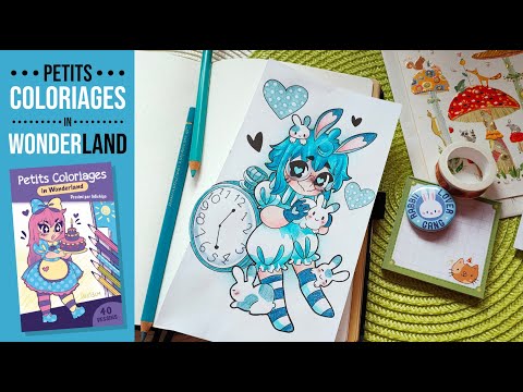 Carnet de Petits Coloriages Alice au Pays des Merveilles