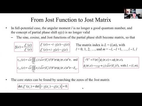 Scattering Theory Approach to the Bound States