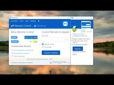 How To Install & set up TeamViewer  in Windows 10 For Remote Access