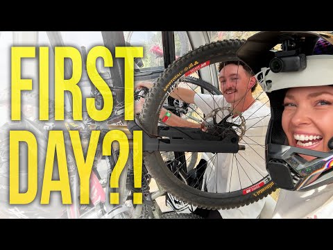 First Day Mountain Biking and BMX Rider Sends Black Trails?!