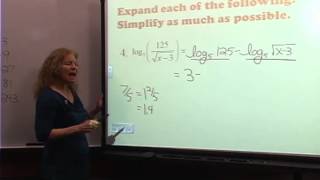 College Algebra: Lecture 23 - Log Properties