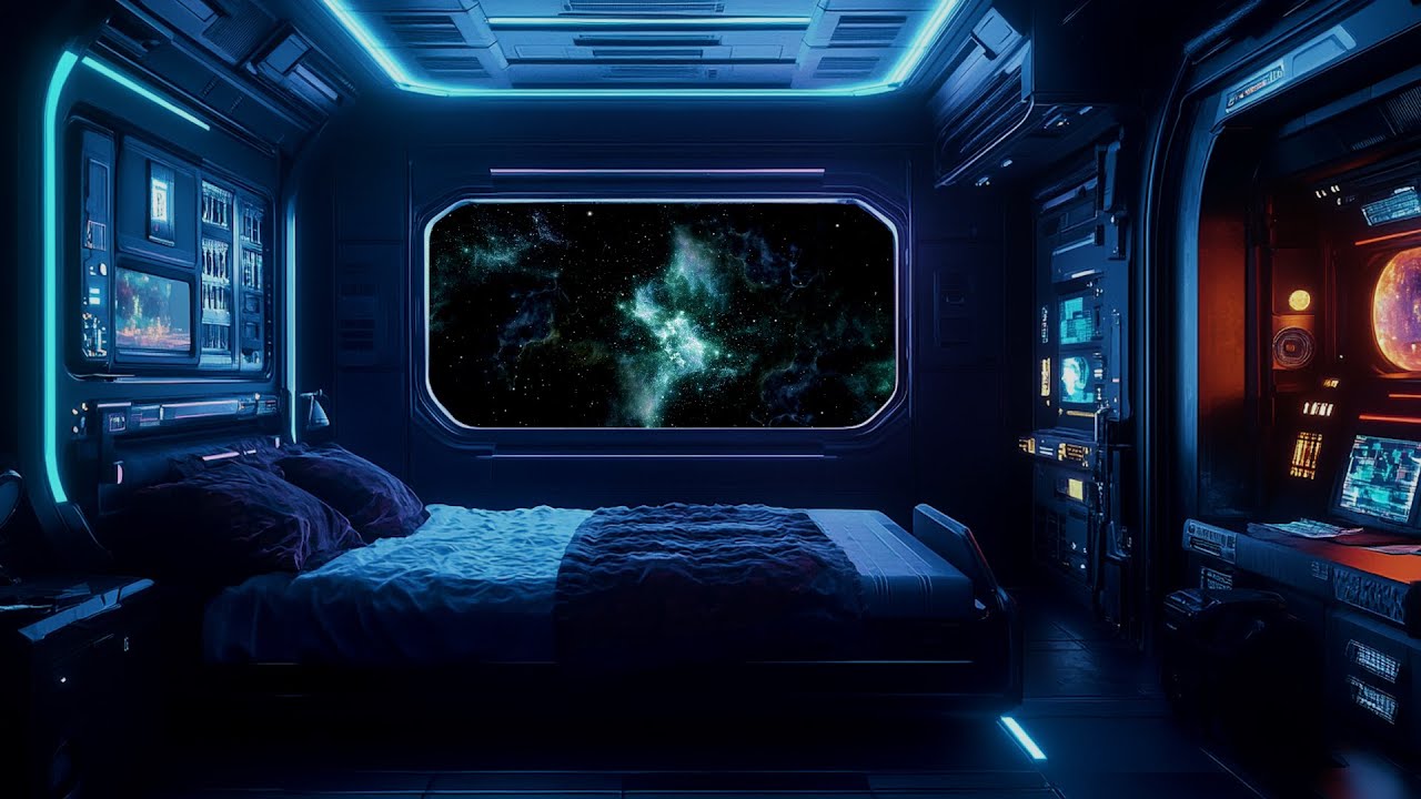 End Your Struggle with Sleeplessness | Let the Soothing Sounds of Space Guide You to Sleep