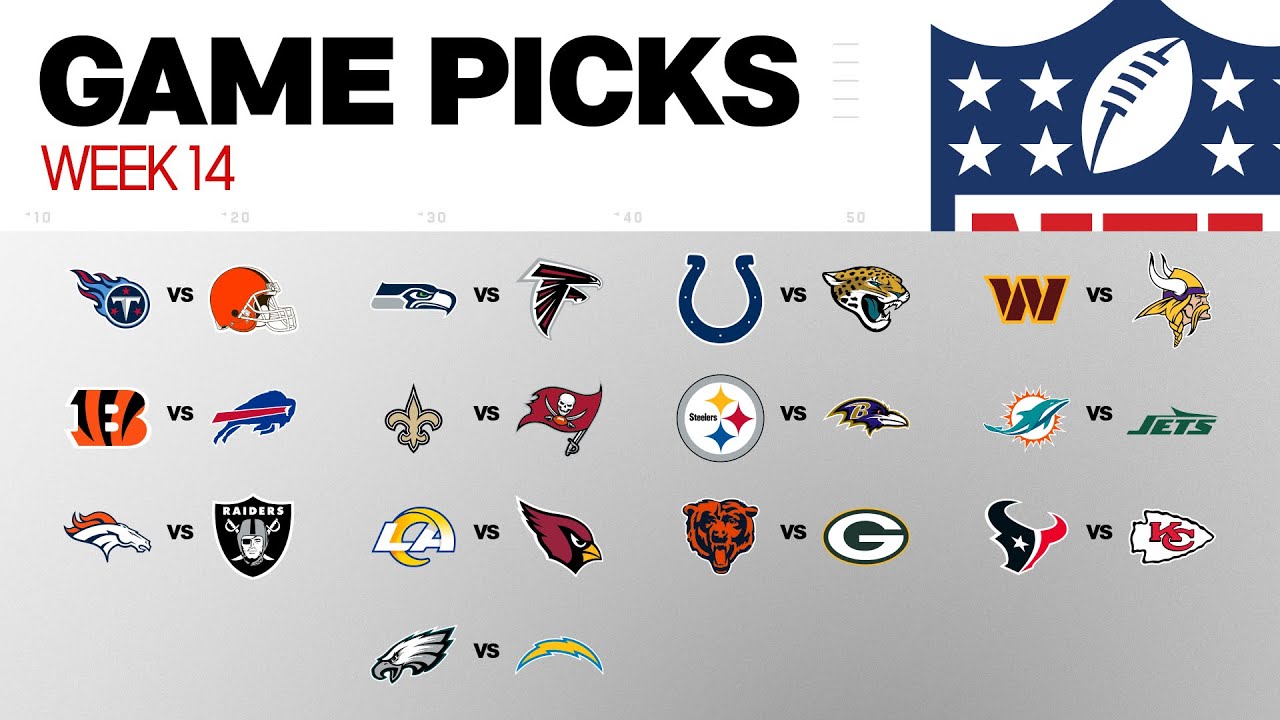 NFL Game Picks Week 14