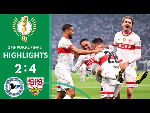 VfB holt Pokal gegen tapfere Bielefelder! Arminia Bielefeld - VfB Stuttgart | HL | DFB-Pokal 2024/25