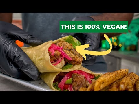 Alkaline Vegan Chicken Wrap - Dr Sebi Approved Recipe