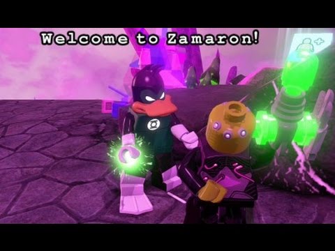 LEGO Batman 3: Beyond Gotham -  Zamaron Free Roam Gameplay (Lantern Planet)