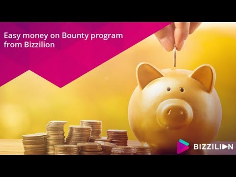 Bizzilion.com отзывы 2019, обзор, mmgp, Bounty program как выполнять задания