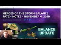 Nov4th HotS Balance Patch Gaz Nerfs Dehaka Buffs Warhead Changes