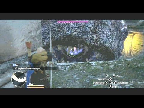 Dragon's Dogma Dark Arisen: How to defeat the Glazer( Giant eye inside a mouth)