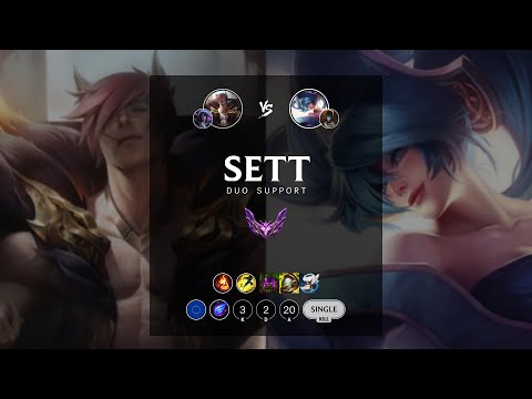 Sett Support vs Sona - EUW Master Patch 12.6