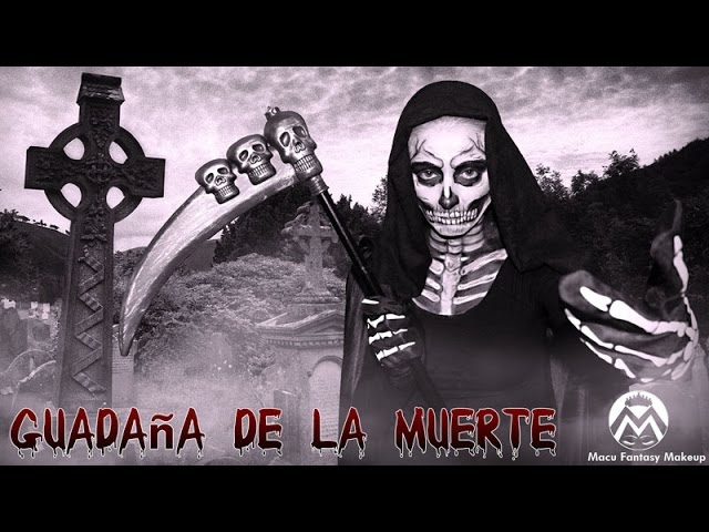 Vídeo relacionado con Smiffys Guadaña de La Muerte, Negra, 6 piezas, 138cm/54in Halloween, Carnaval