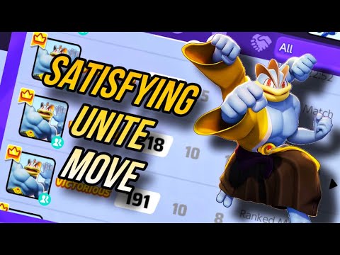 EVERY MACHAMP PLAYERS SHOULD WATCH THIS || POKÉMON UNITE HIGHLIGHTS