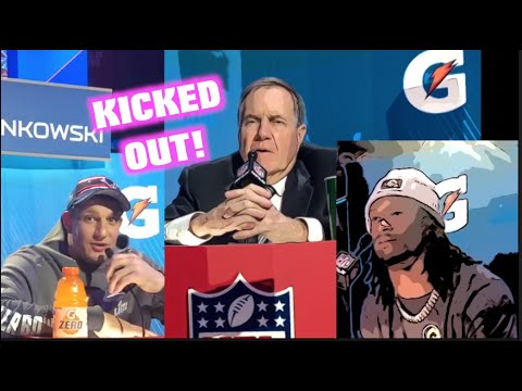 PFT Commenter Gets KICKED OUT From NFL Media Day After Interviewing Belichick, Gronk, Gurley & More!