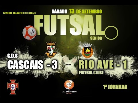 Resumo 1ª J Liga Sport Zone GDS Cascais 3-1 Rio Ave
