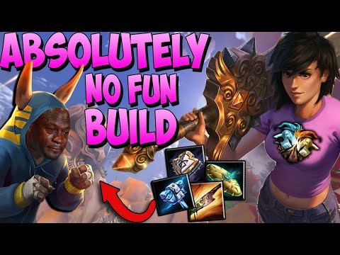 THE "NO FUN" BUILD! HE LITERALLY CAN'T EVEN PLAY THE GAME IT'S DUMB! - Masters Ranked Duel - SMITE