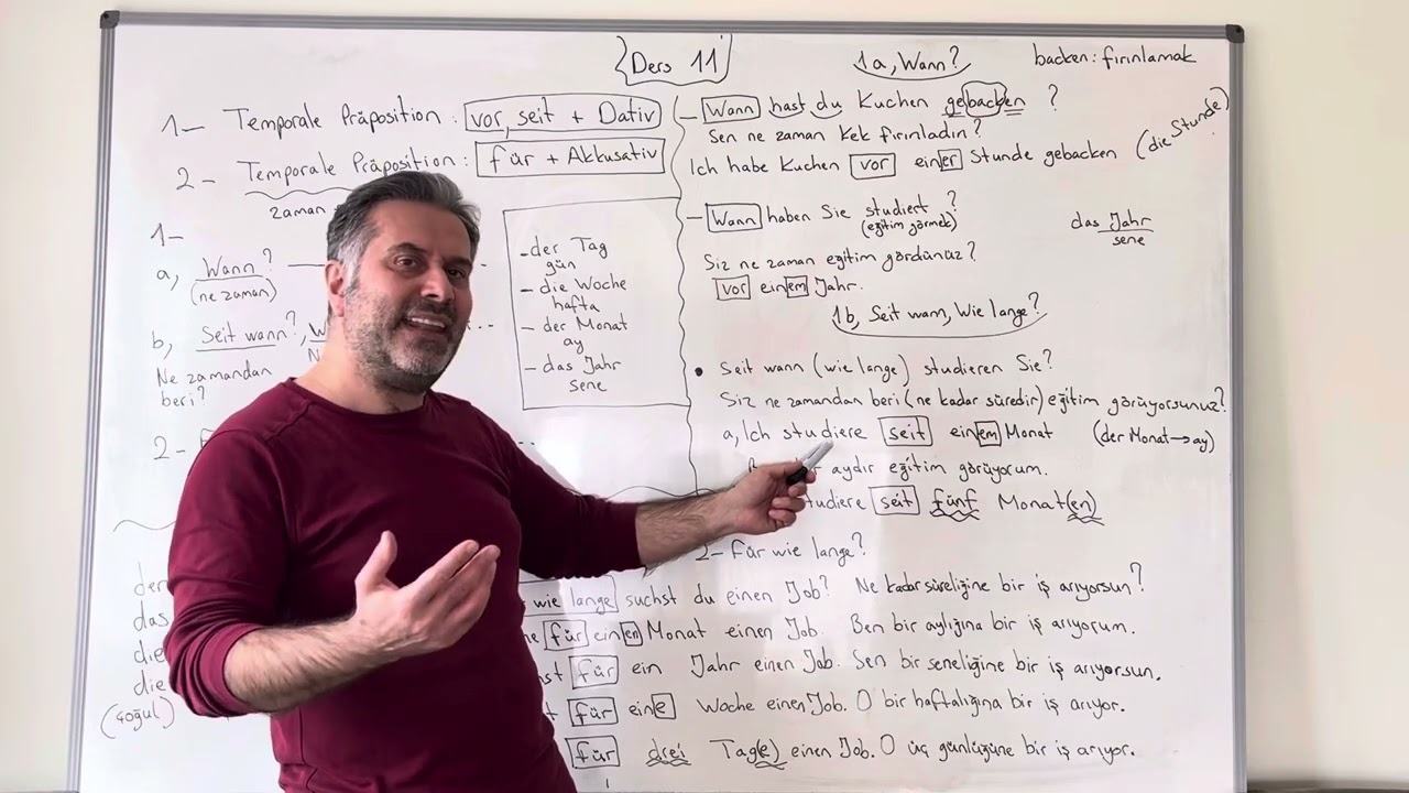 Almanca A1.2  Ders 11