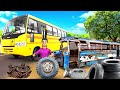 பள்ளி பஸ் பழுது - School Bus Repair Story | 3D Animated Tamil Moral Stories | Maa Maa TV Stori