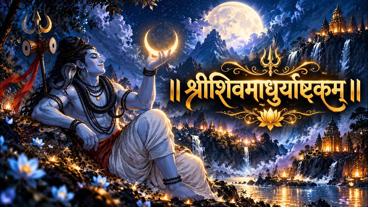 SHIVA MADHURYASHTAKAM 🕉️ | शिव शम्भो शङ्कर शम्भो | Beautiful Melodious Shiva Ashtakam