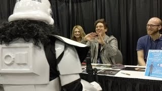 Stormtrooper Johnny (from "The Room") visits Chester Rushing