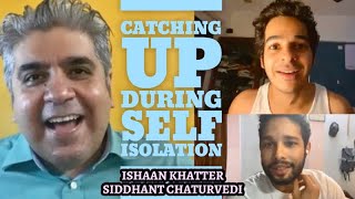 Ishaan Khatter & Siddhant Chaturvedi interview with Rajeev Masand | Lockdown | Domestic chores video