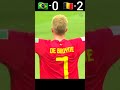 Brazil vs Belgium 2018 FIFA World Cup Quarter Final Highlights #youtube #shorts #football