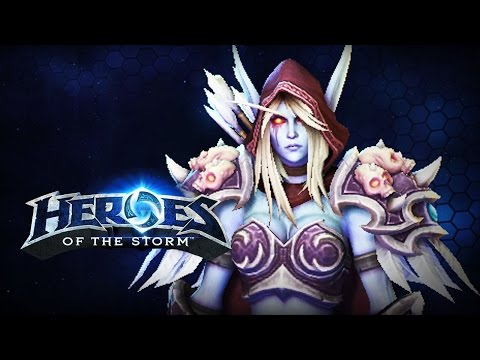 ♥ Heroes of the Storm (Gameplay) - Sylvanas, Assassin Hybrid (HoTs Quick Match)