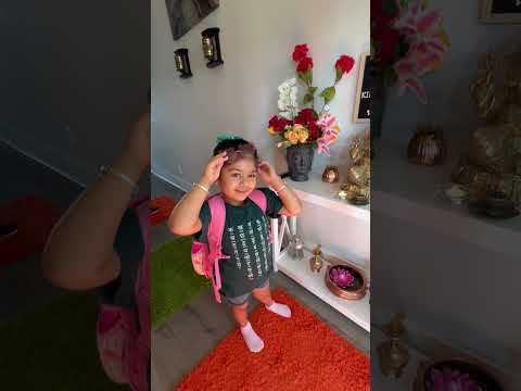 Raizel’s first day of school 🥰August 7,2025 #nepaliyoutuber #makingmemories #raizel