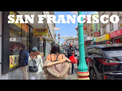 Walking San Francisco Chinatown : Oldest Chinatown in North America
