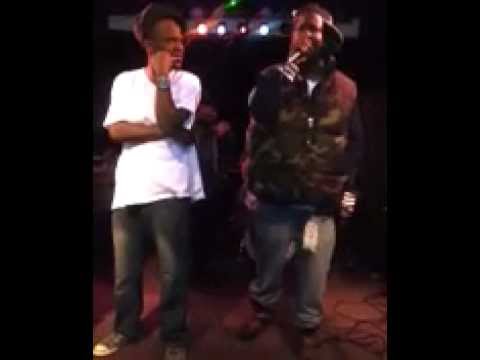 Draztik Meazures performing live at the Blue Collar event at the Old Miami club