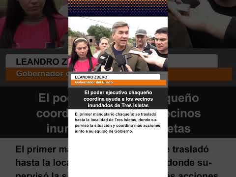 Chaco: Inundación en la localidad de Tres Isletas