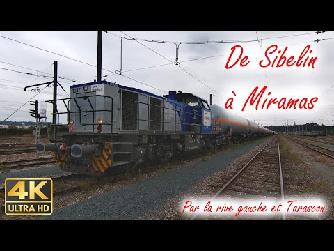 [Cab Ride] [4K] En cabine de Sibelin à Miramas via rive gauche et Tarascon en G1000