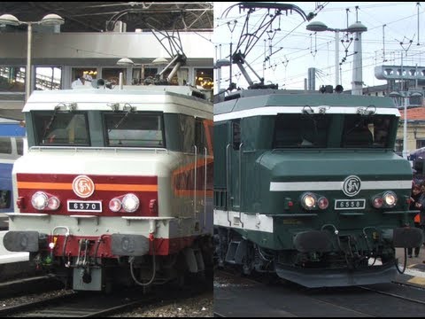 Trains Spéciaux "Fêtes des Lumières" - Lyon Perrache - CC 6570 & CC 6558 - 8 décembre 2012