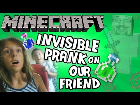 FGTeeV - Mike & Lex Prank a Friend w/ Minecraft Invisibility Potion! (FACE CAM)
