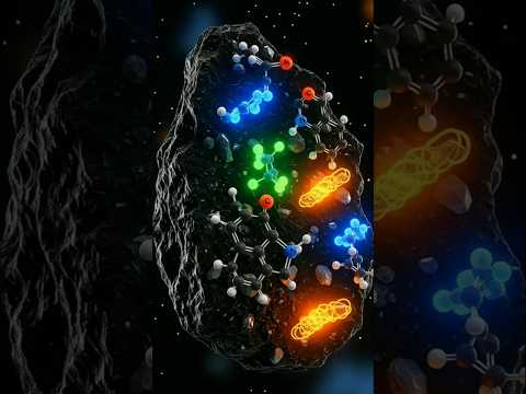 The Secret Life of Rocks: Glowing Organic Molecules 🌌#shorts #shortsfeed #space #nasa #trending
