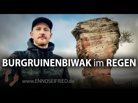 Burgenbiwak auf dem Felsenland Sagenweg - #Fernwandern #Pfälzerwald #Pfalz