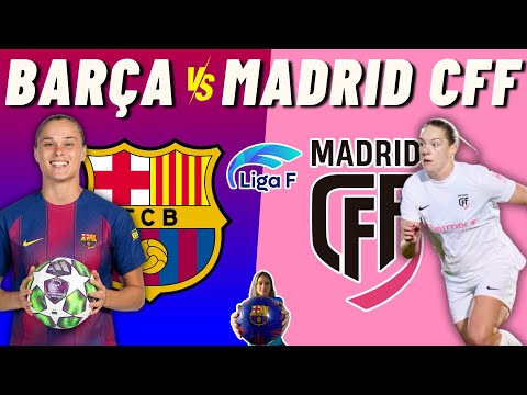 BARÇA FEMENÍ vs MADRID CFF 🎙️ COMENTARIOS EN VIVO ⚽ Jornada 15 de Liga F
