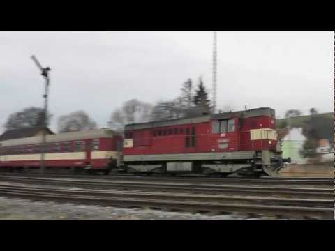 Lokomotivy řady 742 ČD v osobní dopravě na trati 340 [2011]